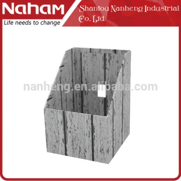 NAHAM White Wood Pattern Paper CD JEWEL CASE Organizer Media BOX