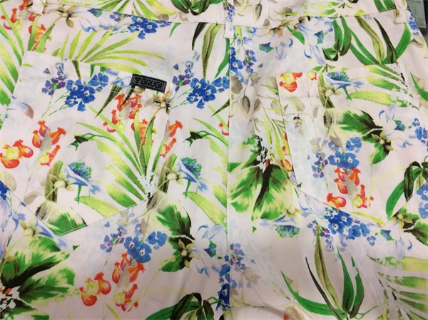 Woman Short Casual Print Pants
