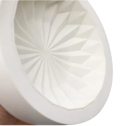 OEM INS Style Geometric Solid 3D Silicone Moon Cake Mousse Pastry Mould - New Arrival