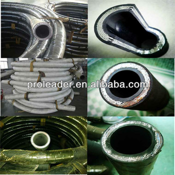 rubber hose pipe/high pressure spiraland braid rubber hose factory