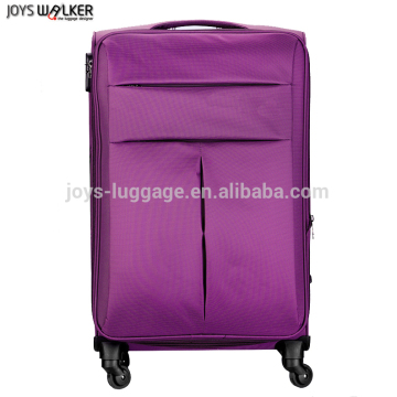 2015 Soft luggage set purple luggage set
