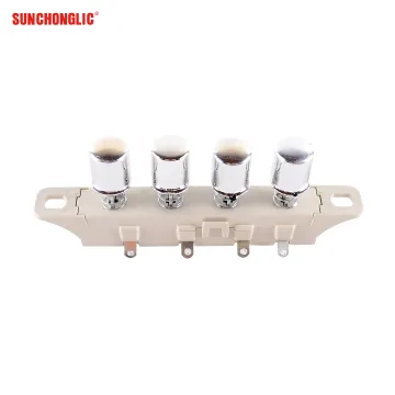 Sunchonglic Factory Supply Silvery 4-Position Electric Fan Piano Switch