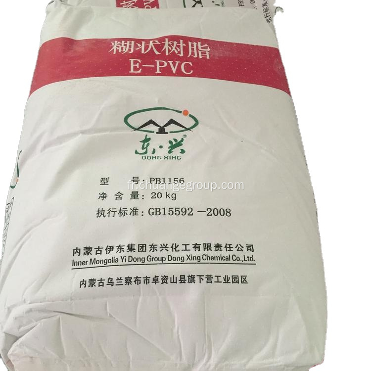 Dongxing Marque Résine Pâte EPVC PB1156 pour le sol