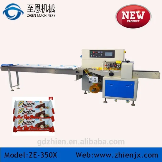 Hot sale down-paper pillow packing machine model no.:ZE-350X