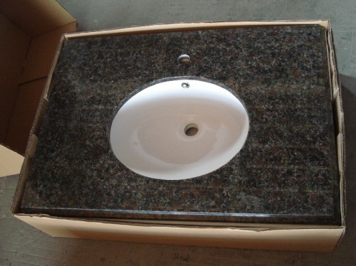 Tan Brown Vanity Top