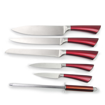 Ensemble de 8 couteaux de boucher en acier inoxydable