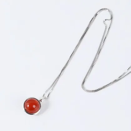 Healing Natural Stone Pendant Necklace