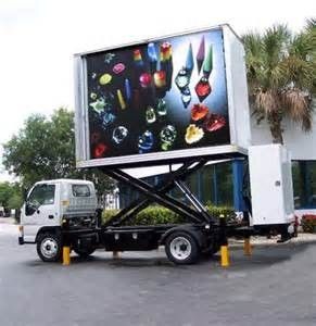 Full Color Outdoor Mobile Truck Mounted Led Dot Matrix Display Steel Frame ， 8×8 Dot