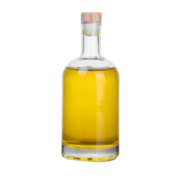 Garrafa de vidro para vodka uísque rum vinho 500ml