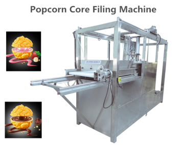 Core filling machine for popcorn and biscuit etc