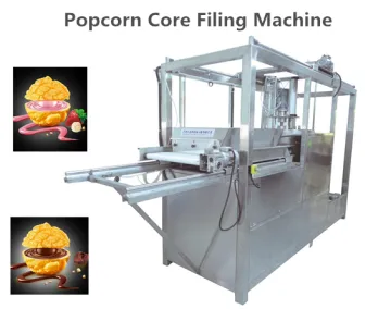 core filling and coating popcorn making machine