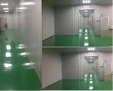 Clean dust free room