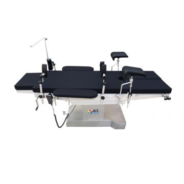 Electric motor operating table