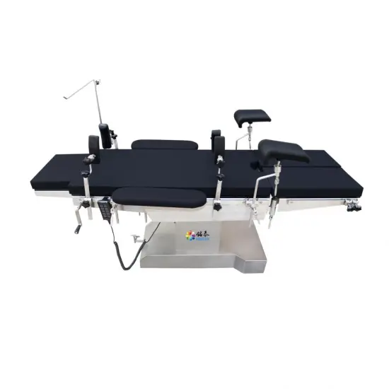 Electric motor operating table