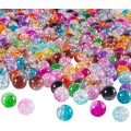 Cuentas de crujido de 10 mm Craykle Glass Round cuentas redondas