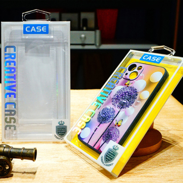 Clear Laser Cut Phone Case Bags - PVC Plastic Packaging for iPhone 16 / Samsung / Xiaomi