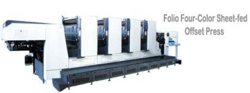 Xj4118 Double-sized Impression Cylinders Folio Four-color Sheet-fed Offset Press