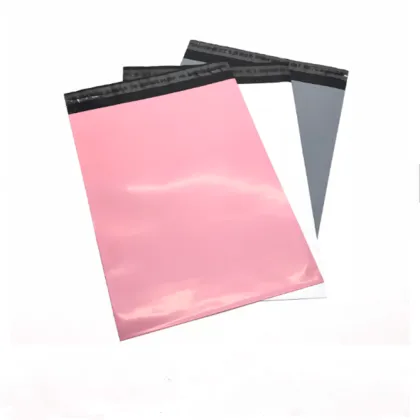 pink poly parcels mail bag color mailing bags