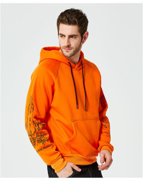 Mens Print Long Sleeve Pullover Sweater Hoodies Sweatshirts