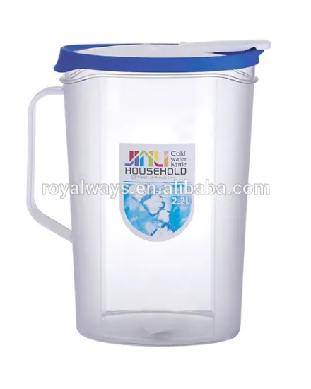 BPA free plastic pitcher with handle