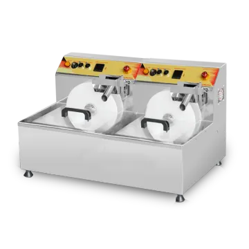 2 tank chocolate melting machine and tempering machine