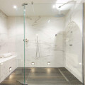 Toughened Clear Etched Shower Screen Glass Panels