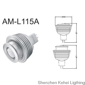 5w zoomable LED MR16 spotlight sharp chips