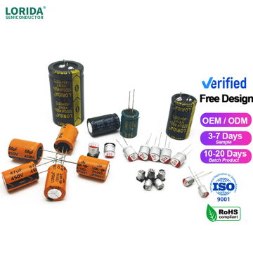 Smart Aluminum Electrolytic Capacitors: LORIDA 200V 680UF 25*40mm High Quality Run Capacitor