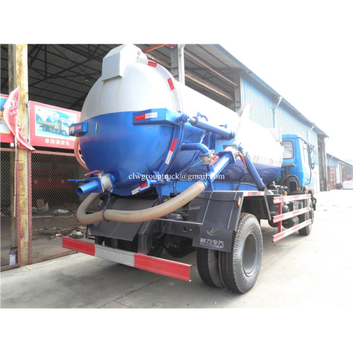 4x2 6 wheels sewage suction truck for sale