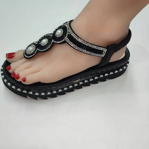 Footwear Upper Wholesale Factory price lady sandal shoes upper Supplier
