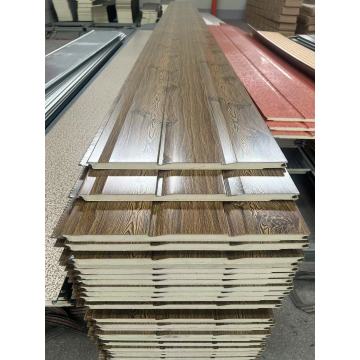 Chicken Wood Grain PU SandwichPanels for Exterior Walls