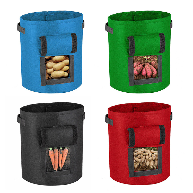 Potato Grow Bag with windows