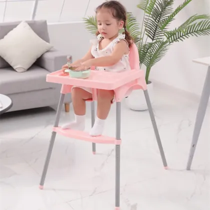 Adjustable Baby Folding High Chair for Dining