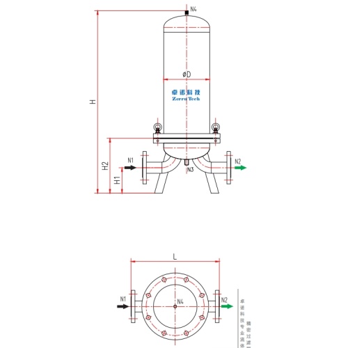 Welding single core precision filter