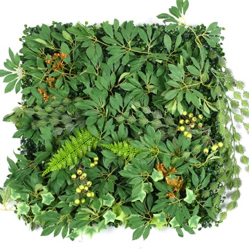KANGO Variegated Foliage 3D Artificial Green Plant Wall
