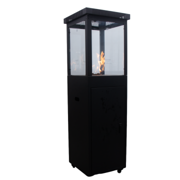 Freely Movable Black Propane Fire Pit for Garden