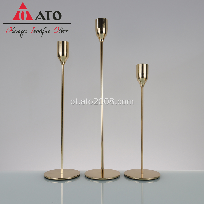 ATO Candleds para a decoração de Natal do casamento na mesa