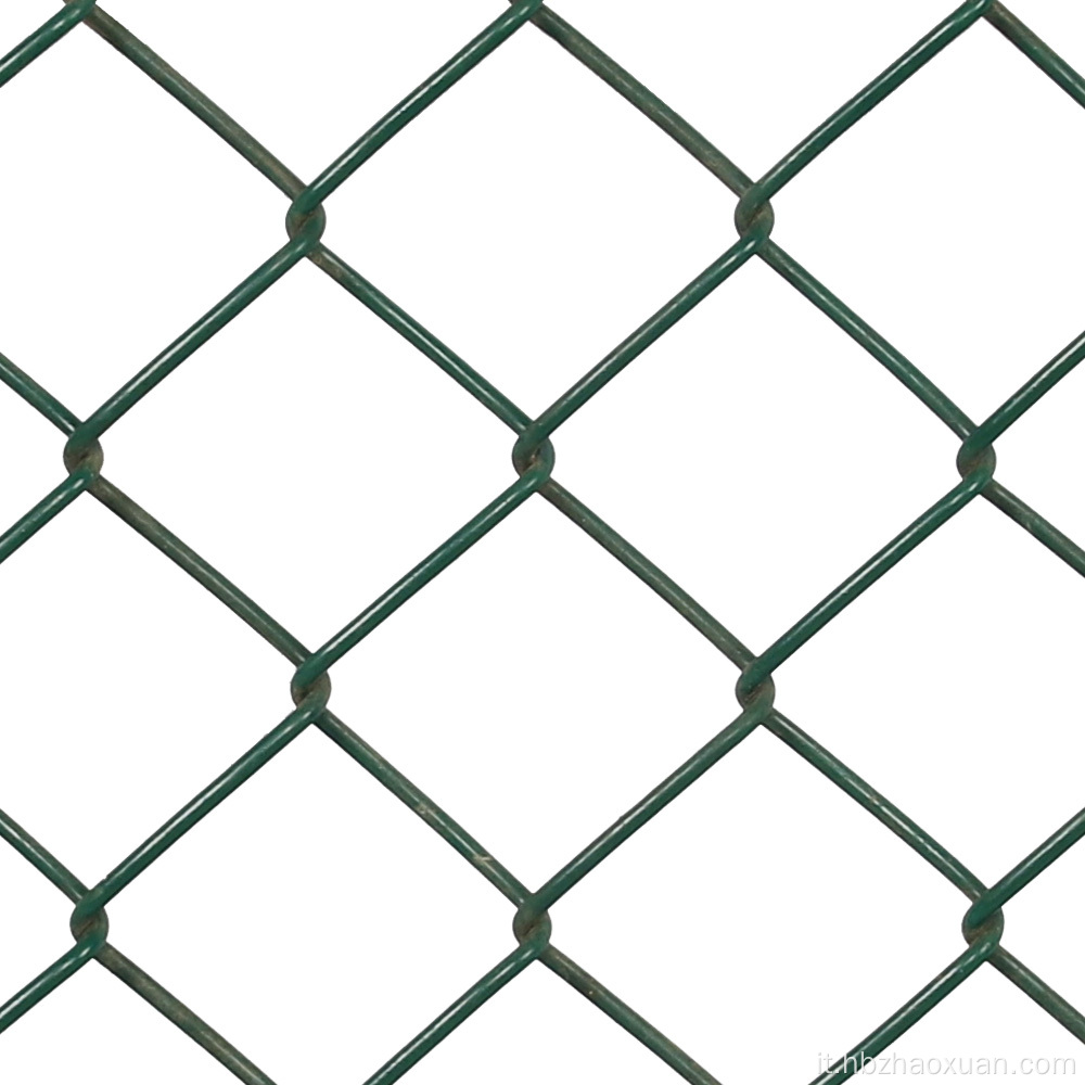 Fence a collegamento a catena rivestita in polvere da 75 mm