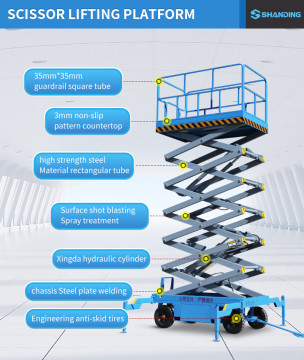 Self-propelled Scissor Lifts 6m 7m 8m 10m