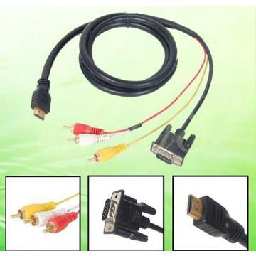 mini hdmi to vga cable with high quality