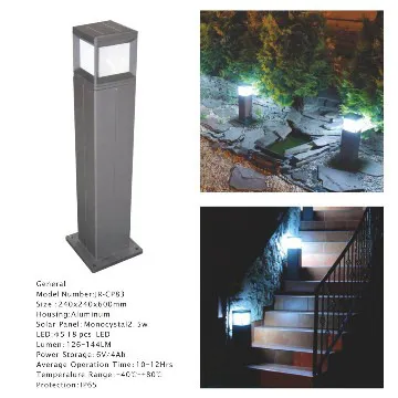 Decking landscape light outdoor solar lights garden JR-CP83