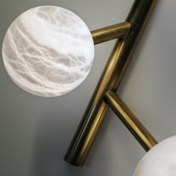 Factory Price Alabaster BOTERO Wall Sconce: Modern Luxury LED Lighting for Dining Room