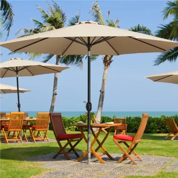 Modern Sun Waterproof Hanging Market Umbrellas for Beach, Garden, Patio and Outdoor Use