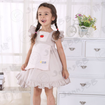 Cô gái dễ thương christmas apron đầm