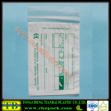 wholesale customized pill zip lock bag ziplock bag for medicine