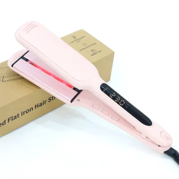 Nano Straighten Hair Straightener Titanium Flat Iron - Electric Planchas de Cabello
