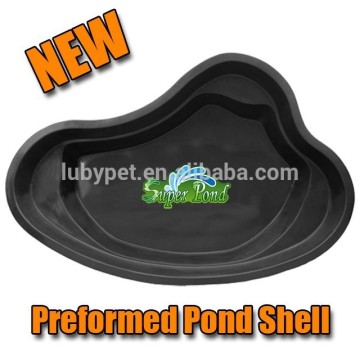 2100L Big Volumn Preformed Fiberglass Fish Pond for Backyard Pond