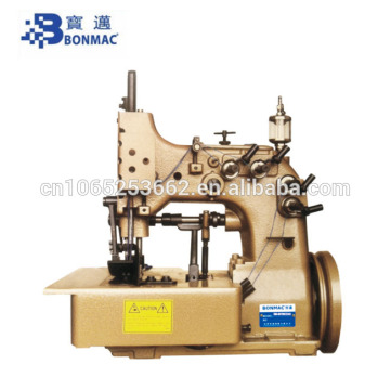 BONMAC Double Needle 4 thread Chainstitch Heavy Duty Portable Bag Overedging Industrial Sewing Machine