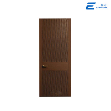 Puerta eficiente de aluminio fundido de panel completo