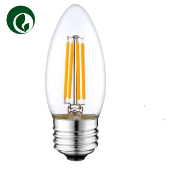 UL led filament bulbs E26/E12 2W 4W 6W dimmable filament led candle lights